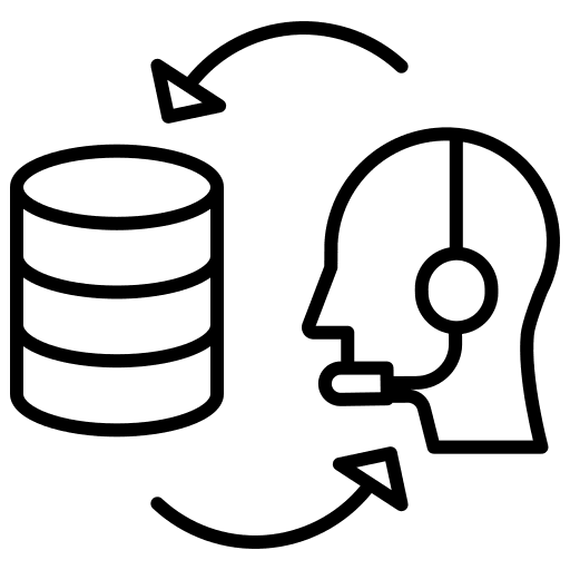 Server computing costumer interface icon