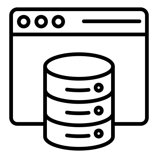 Web signs sign server icon