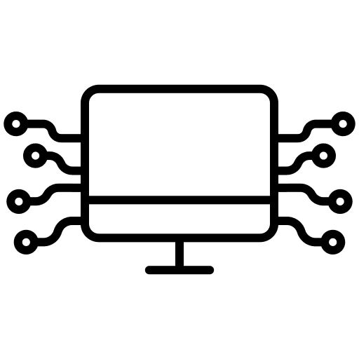 Computer multimedia storage technology icon