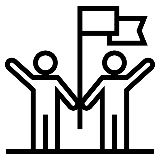 Team accomplishment success experience icon