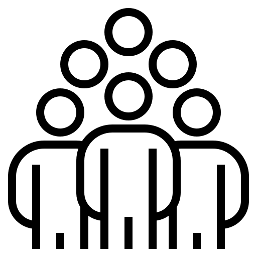 Workgroup gathering users group icon