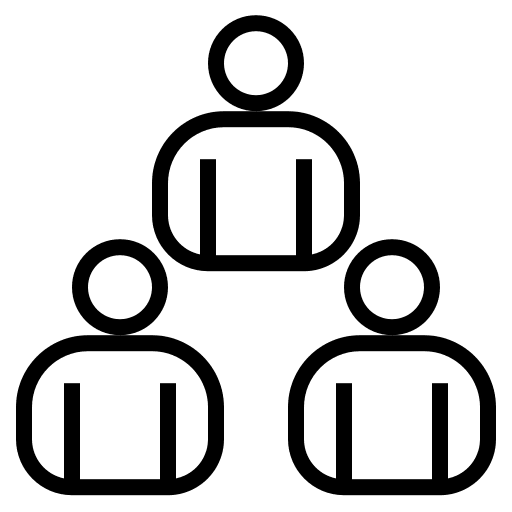 Corporation group corporate business and finance icon