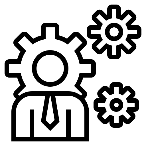 Management people manager business and finance icon