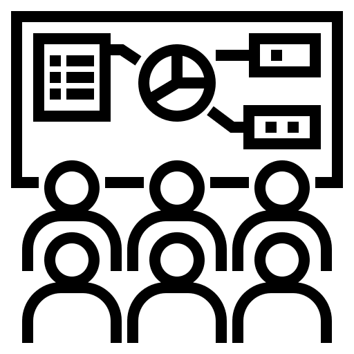 Presentation presentation board users icon