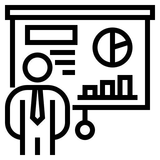 Presentation work class lecture icon