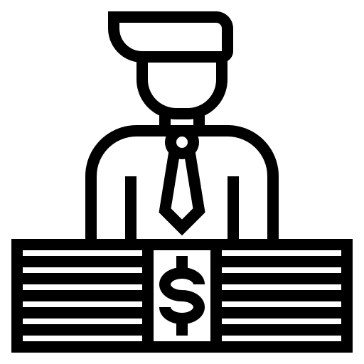 Rich man rich man people notes icon