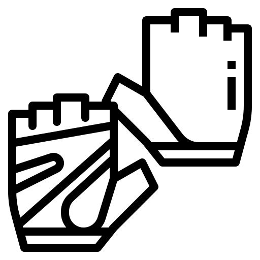 Gloves accessory fashion bicycle icon