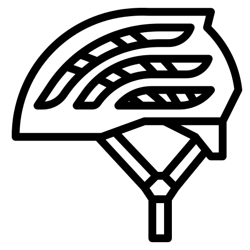 Helmet fashion accessory bicycle icon