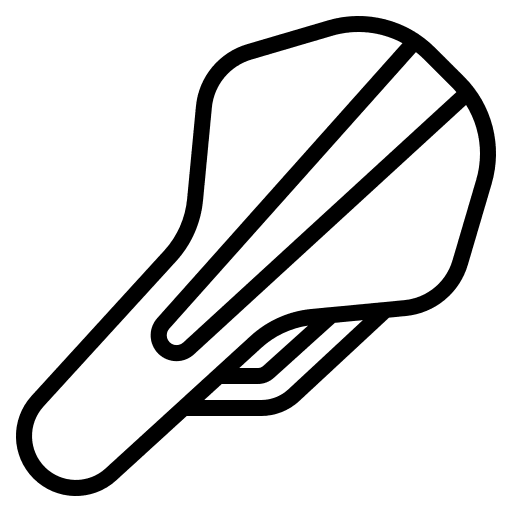 Saddle riding seat tools and utensils icon