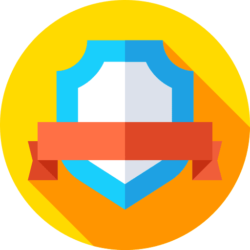 Coat of arms prize shield emblem icon