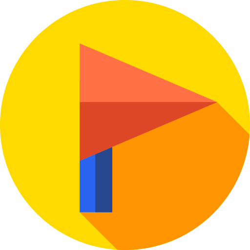 Flag pennant flag birthday and party icon