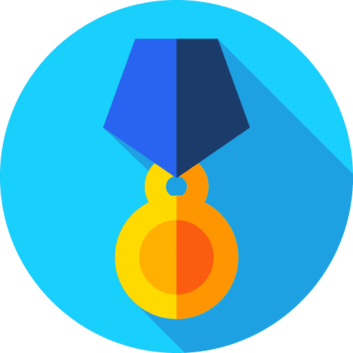 Gold emblem medal gold icon