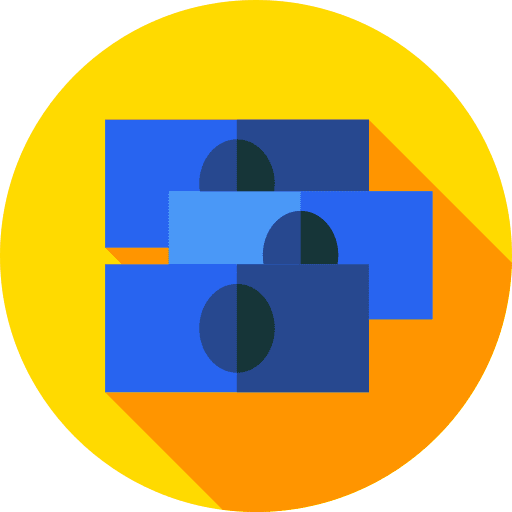 Money money change notes icon