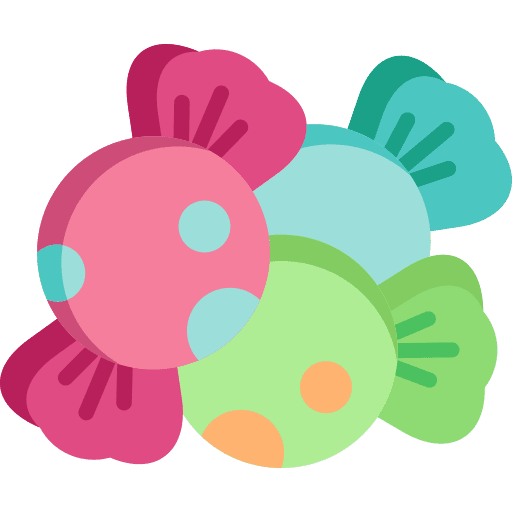 Candies food sweet wrapper icon