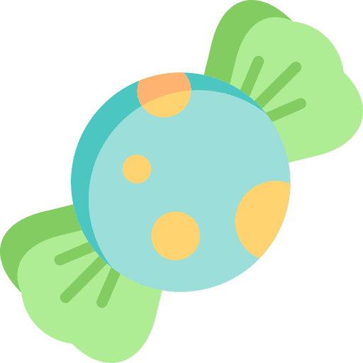 Candy dessert sweet candy icon