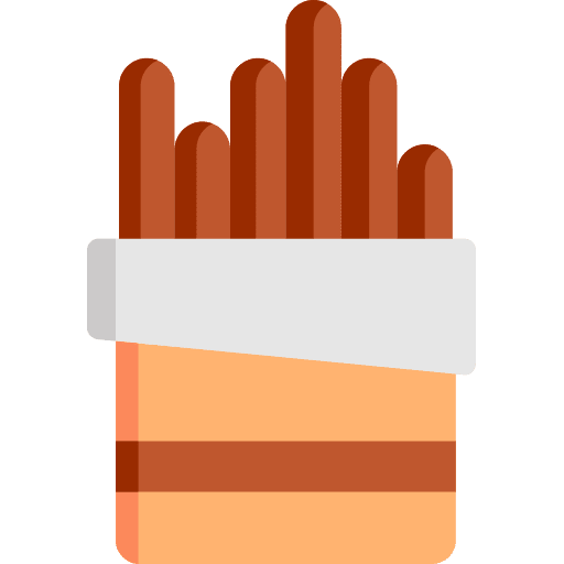 Chocolate food and restaurant food snack icon