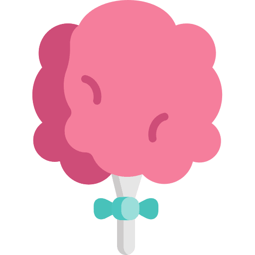 Cotton candy dessert sugar cotton candy icon