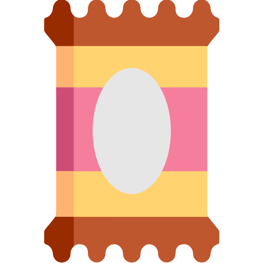 Chocolate bar dessert snack icon