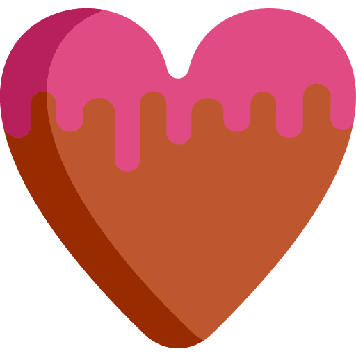 Chocolate candies chocolate gift box icon