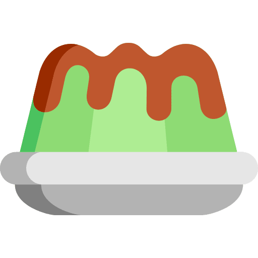 Pudding pudding sweets molded icon