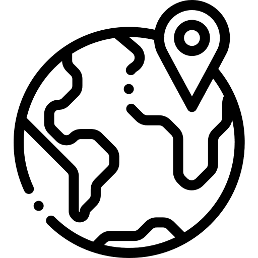 Location placeholder travel pin icon