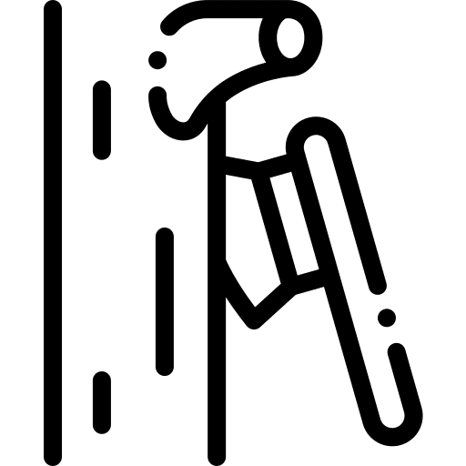 Axe work tools chop wood icon