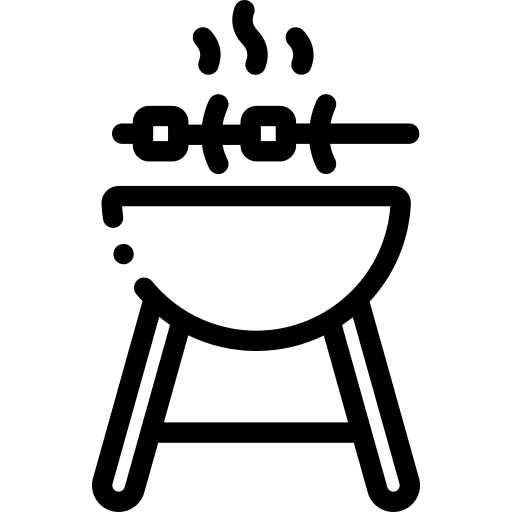 Bbq gastronomy barbecue nutrition icon