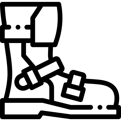 Boots climbing footwear travel icon