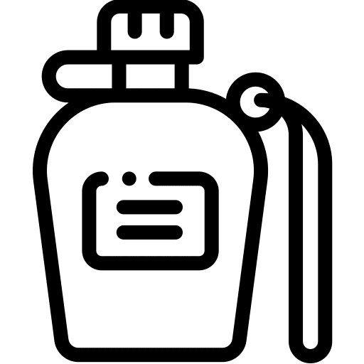 Canteen holidays bottle thirst icon