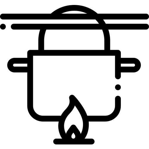 Food and restaurant cook boiling cooking icon