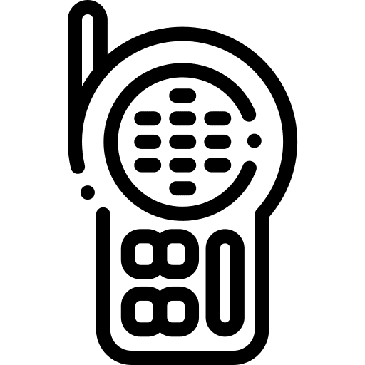 Walkie talkie detective technology frequency icon