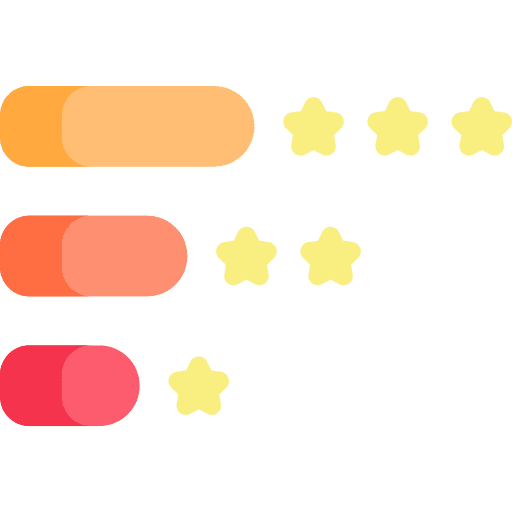 Valoration rate valoration shapes and symbols icon