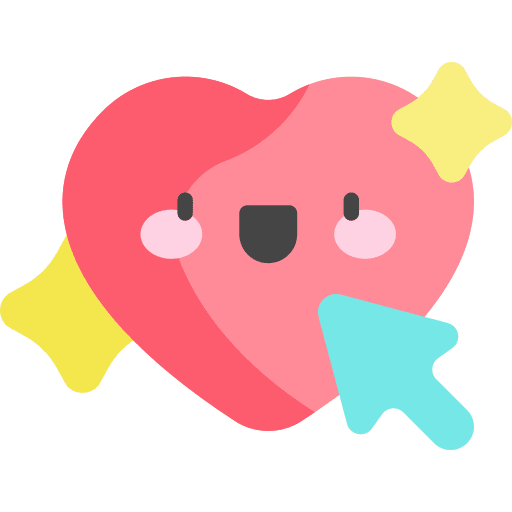 Clicking pointer arrow ui icon