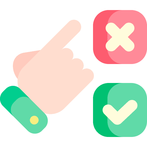 Delete hands and gestures selection delete icon