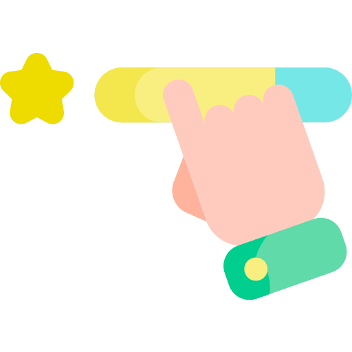 Gratification gratification rating hands and gestures icon