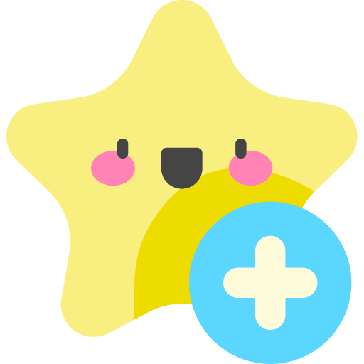 Add favourite button add icon