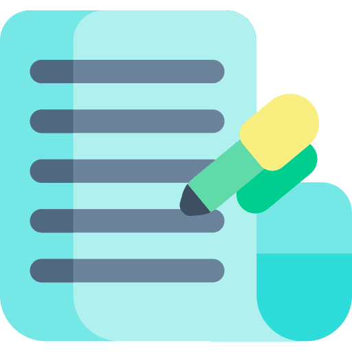 Document archive paper copy icon