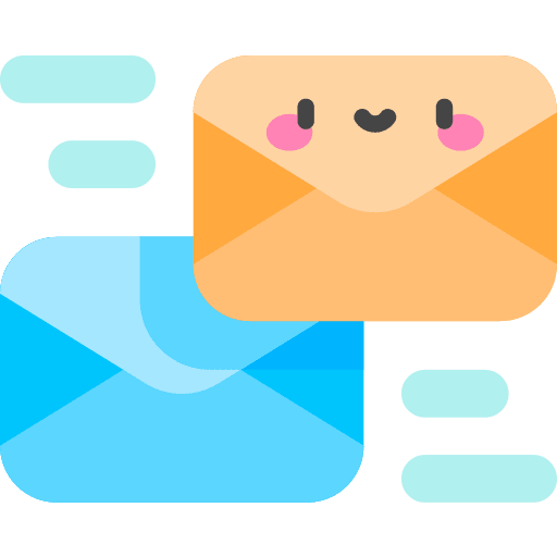 Emails message envelopes multimedia icon