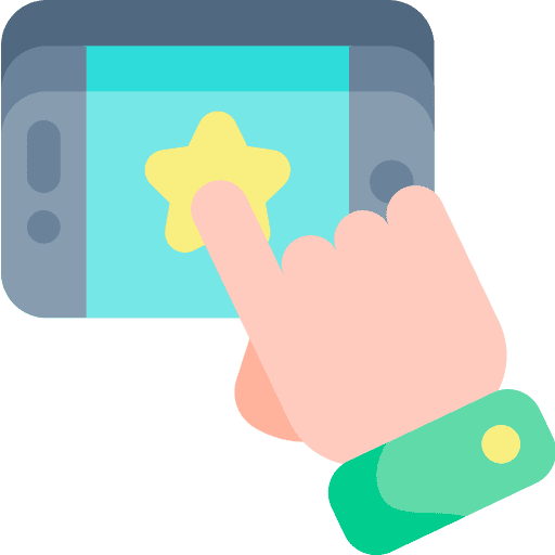 Favourite electronics mobile smartphone icon