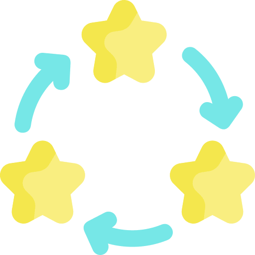 Favourite rate rating stars icon