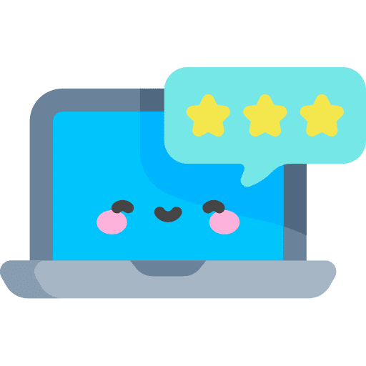 Laptop electronics smileys technology icon