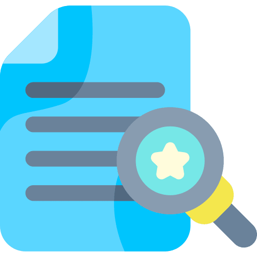 Searching traceability document result icon