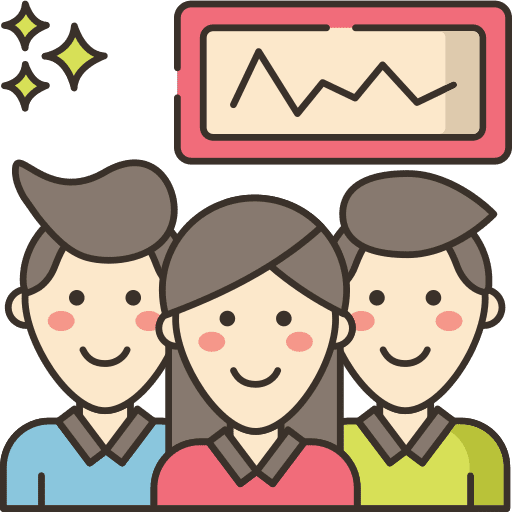 Class learning group education icon