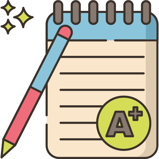 Education grades exam grade icon