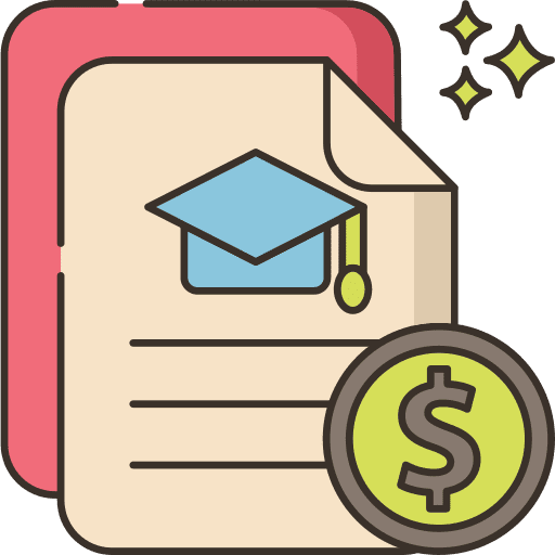 Scholarship loan scholarship education icon