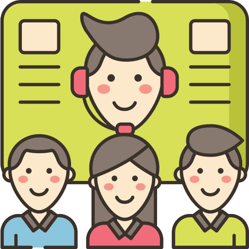 Webinar education electronics learning icon