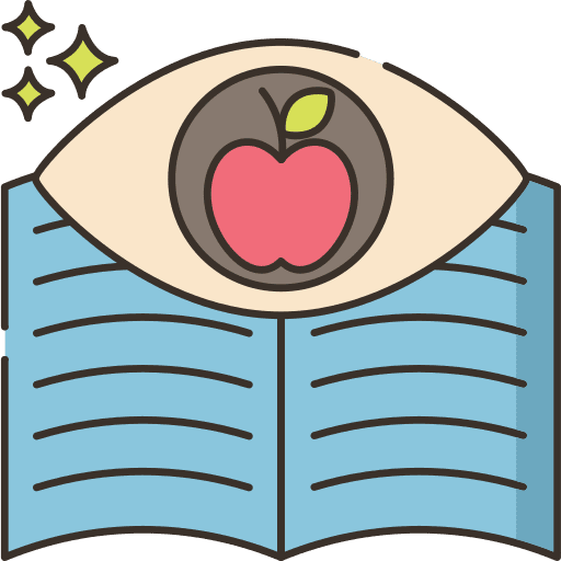 Apple vision book eye icon