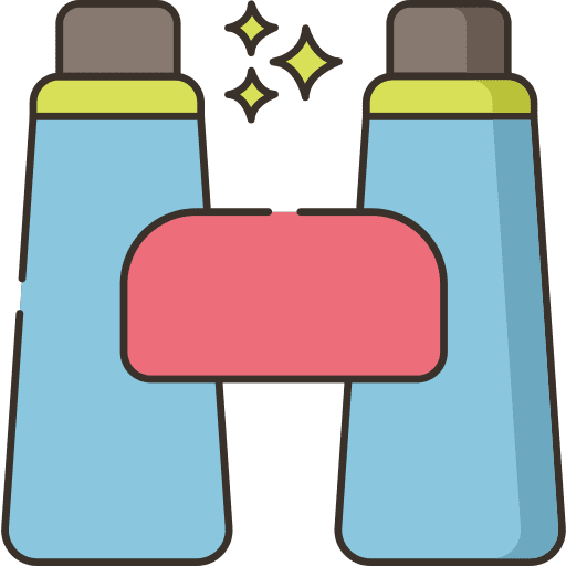 Binocular look search miscellaneous icon