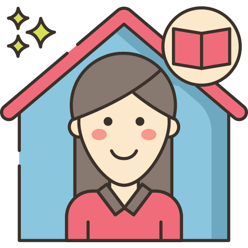 Distance user study girl icon