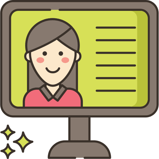 Computer online education online online learning icon